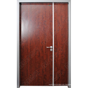 Puerta de madera dura, puerta moldeada HDF, puertas de habitación HDF